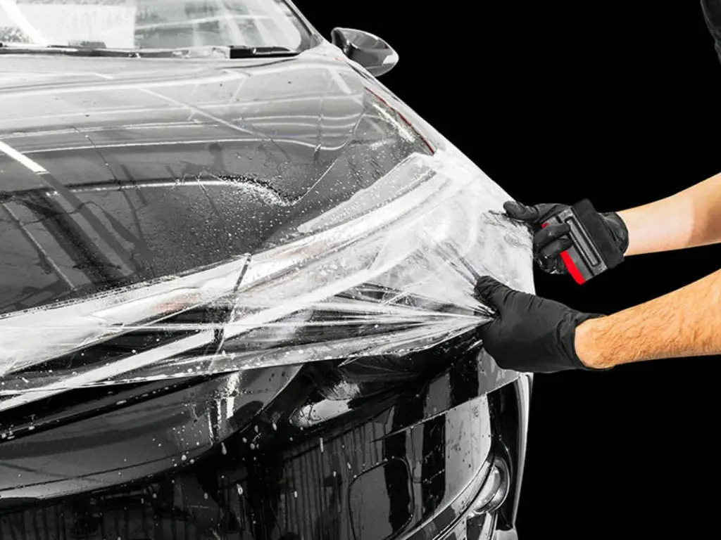 Paint protection film applied to vehicle for a Nashua, NH client