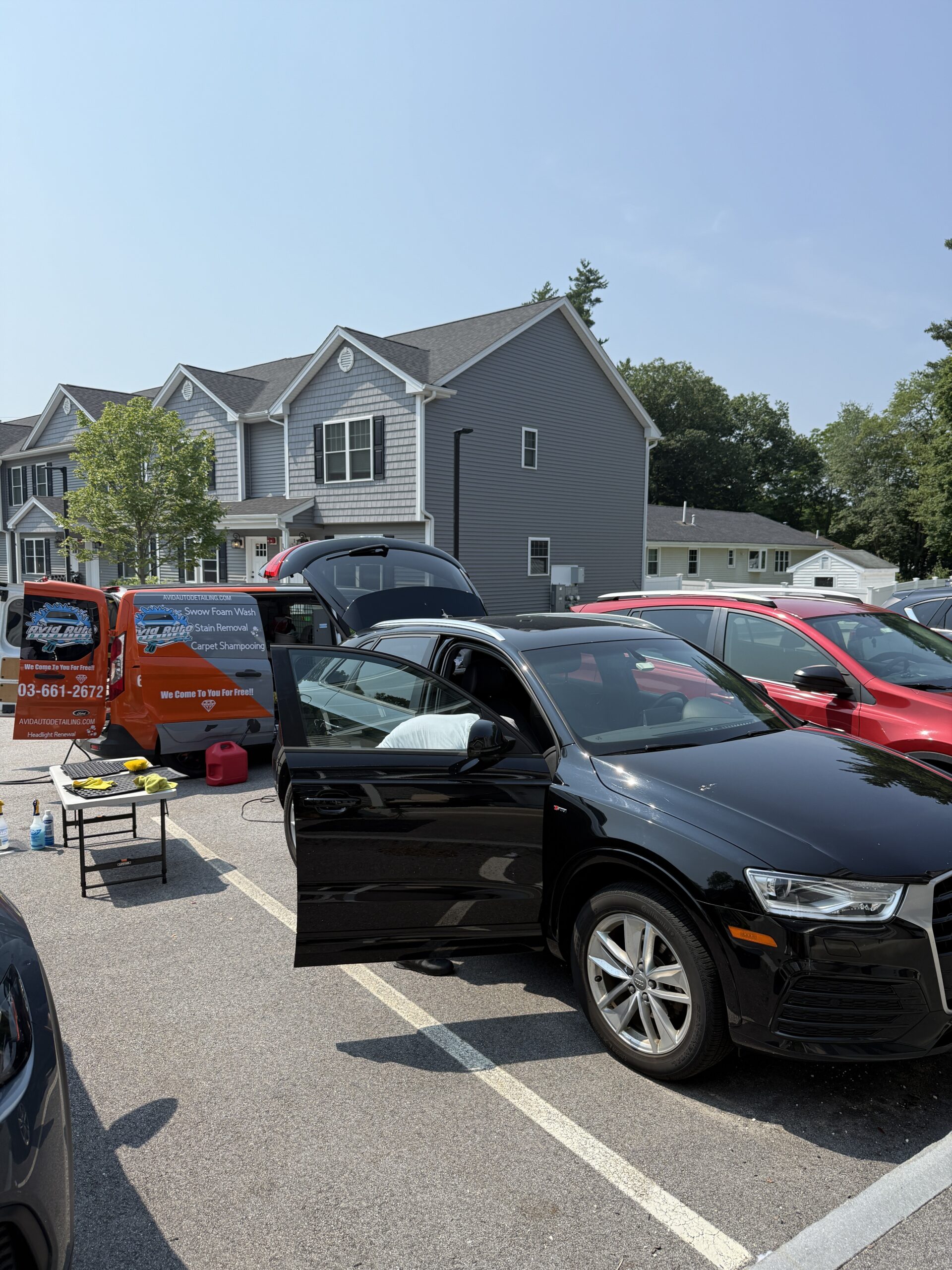 Multi-vehicle drop-off from a Bedford NH household at our Derry shop
