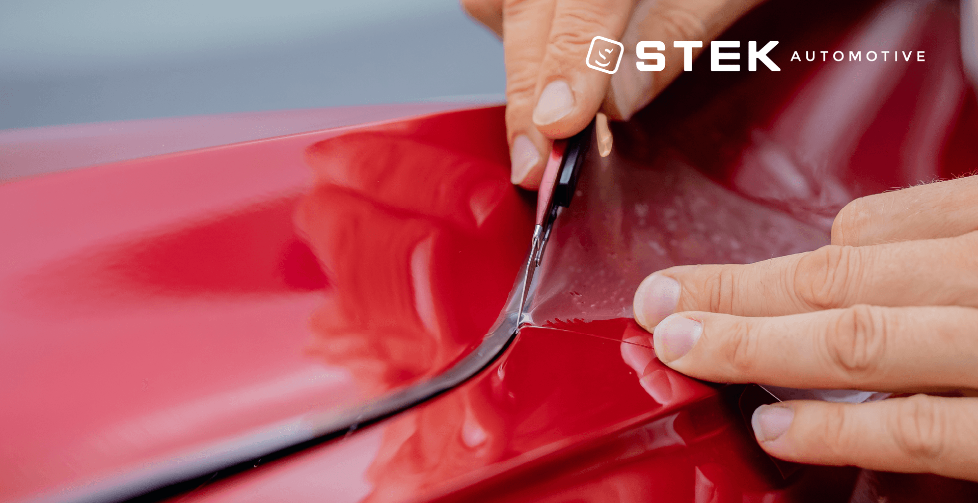 Stek DynoShield gloss paint protection film on a vehicle